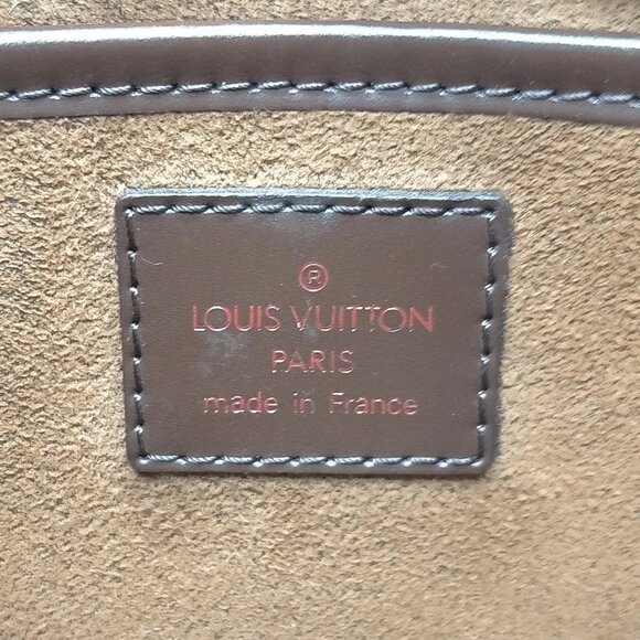 Authentic Louis Vuitton LV Clutch Saint Louis Ebene Brown Damier mn480-121325 - Picture 16 of 16